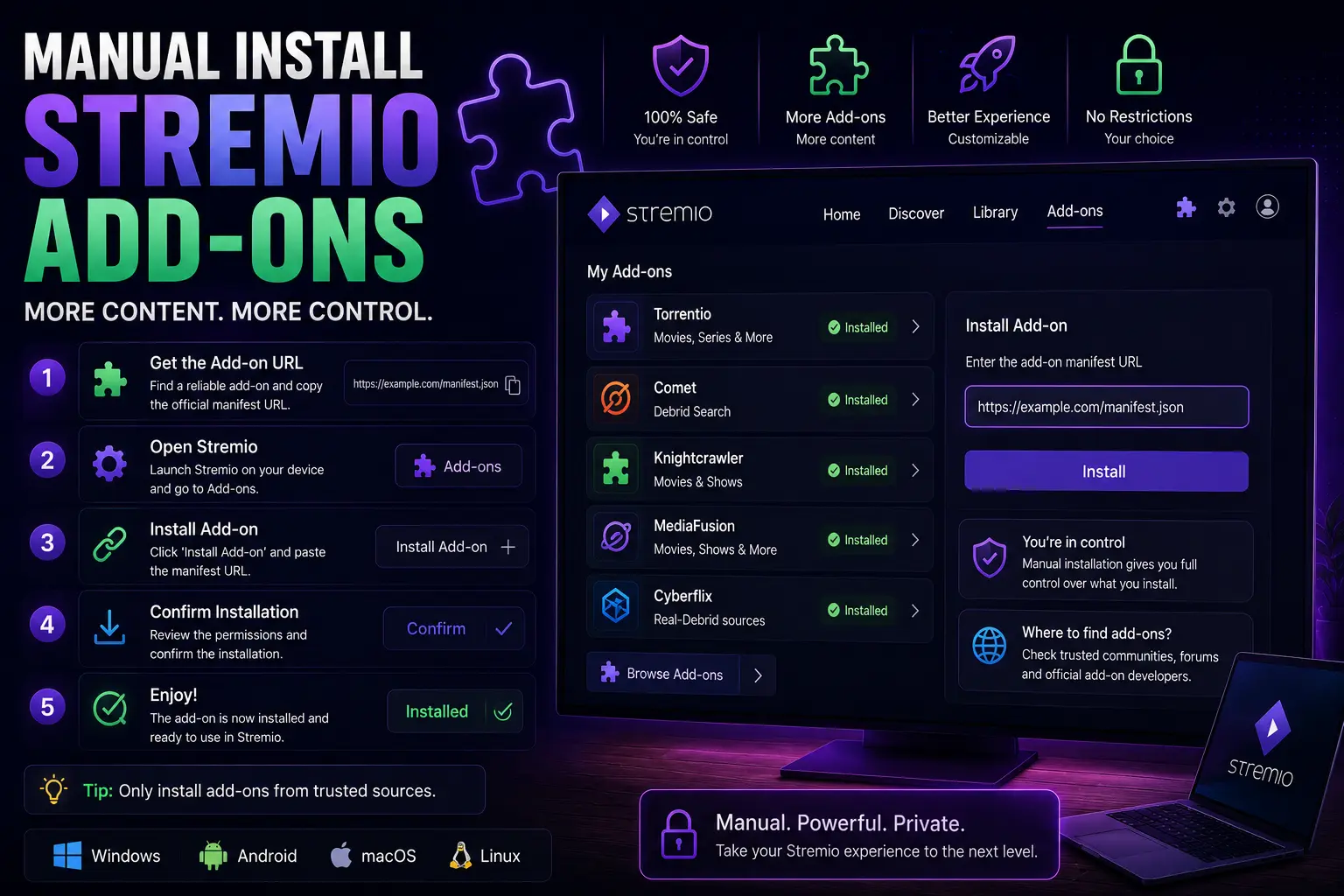 Install Stremio Add-Ons