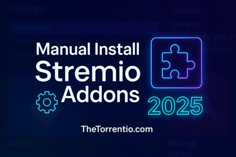 Manual install Stremio Addons in 2025
