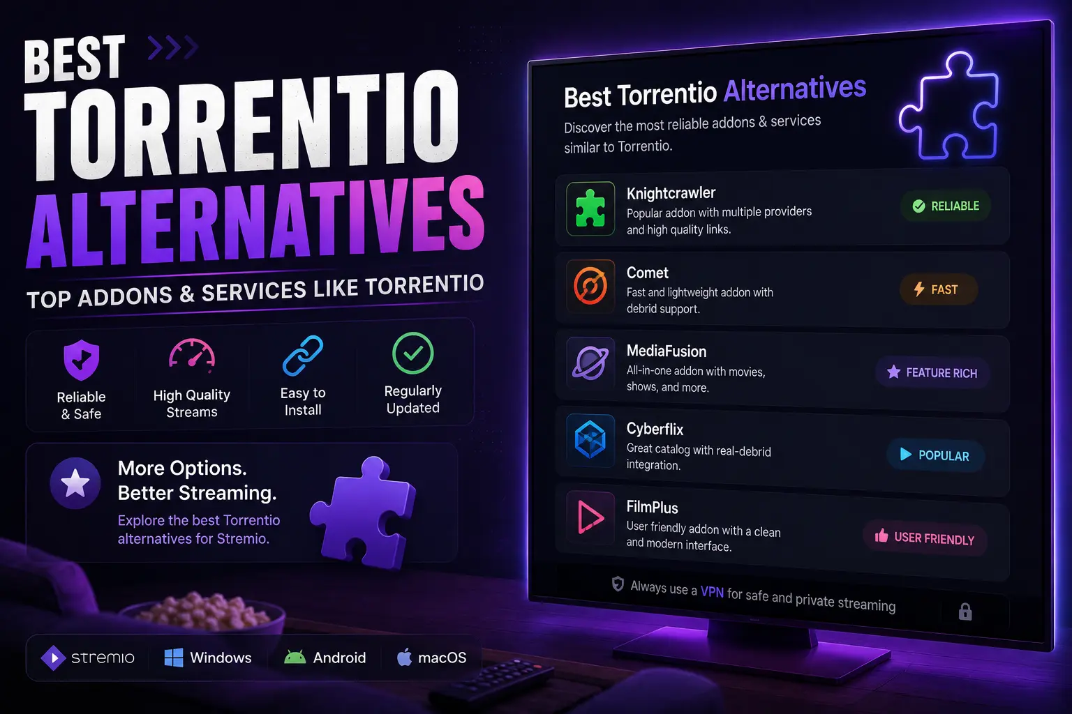 Torrentio Alternatives