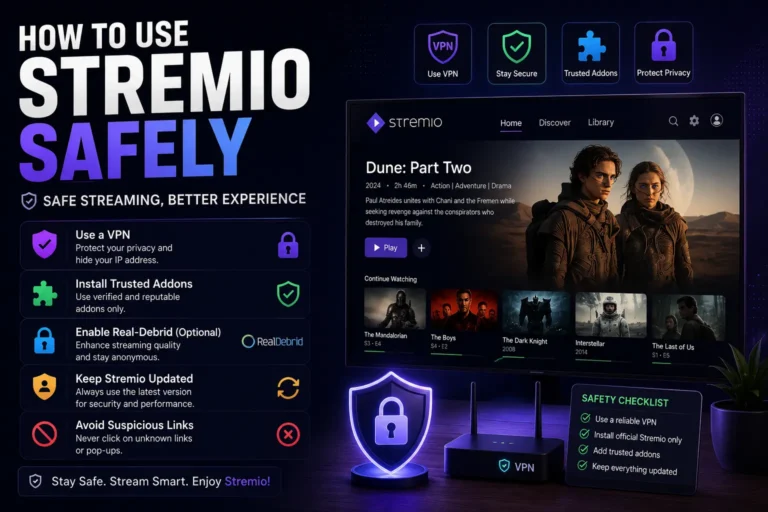 Use Stremio Safely