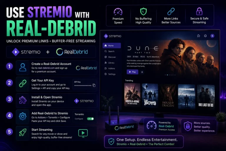 Use Stremo with Real-Debrid