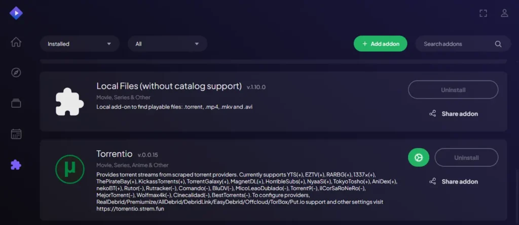 Torrentio Install Step 4